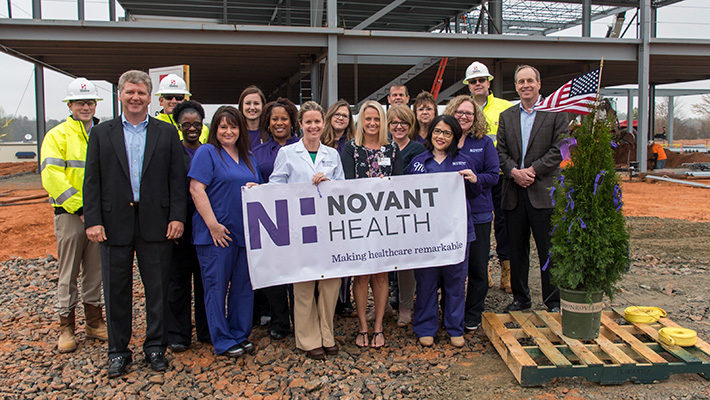 Novant Health Denver topping out