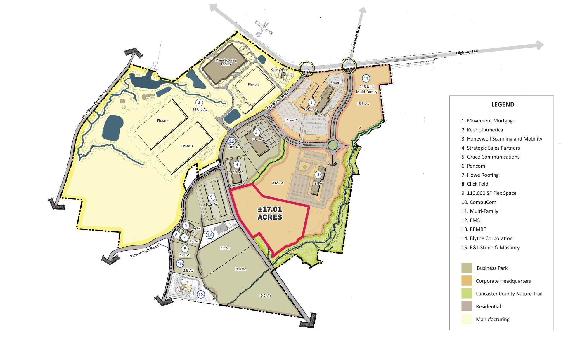 Bailes Ridge Corporate Park Master Plan