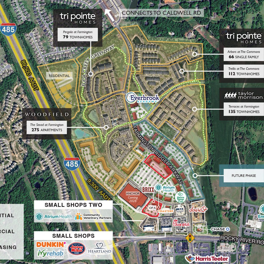 Farmington Master Plan with leasing as of March 2026