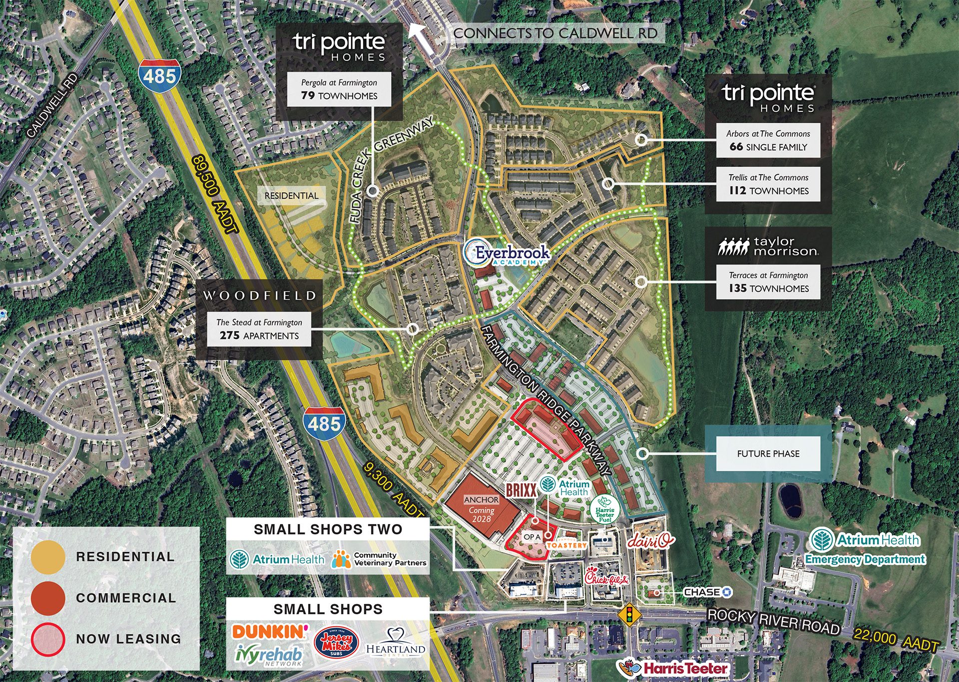Farmington Master Plan with leasing as of March 2026