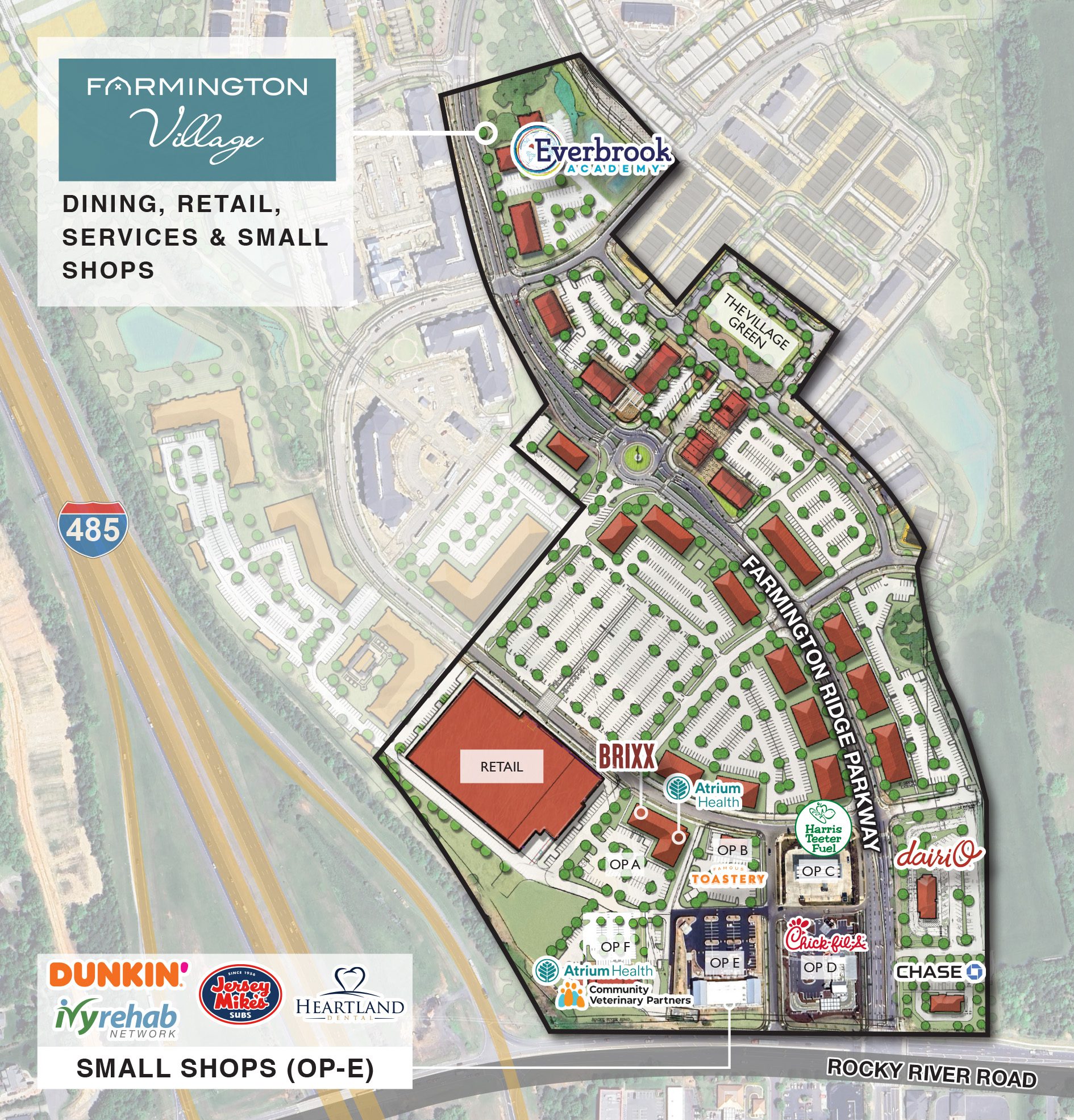 Farmington Village leasing activity site plan