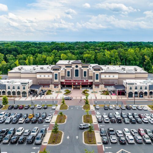 RedStone Redstone 14 in Indian Land South Carolina movie theater from an aerial view