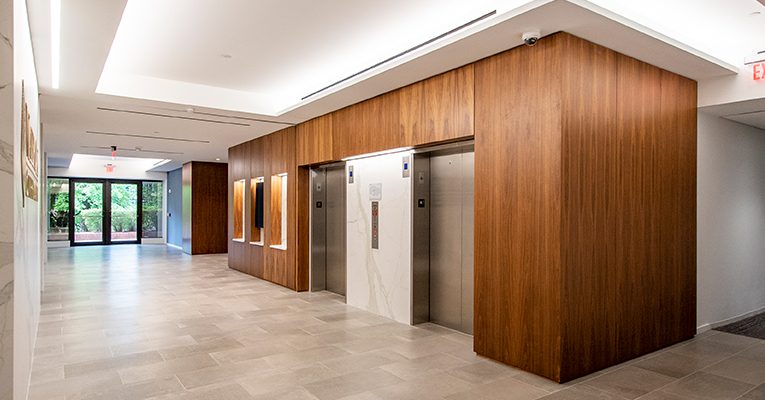 Water-Oak-elevator-lobby
