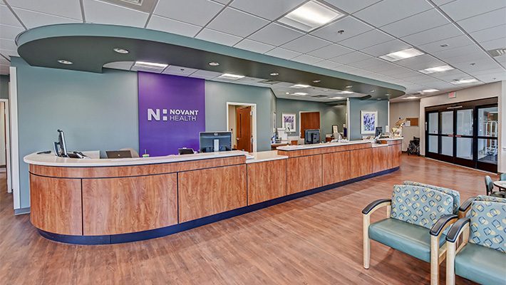 Novant Denver Medical interior front desk