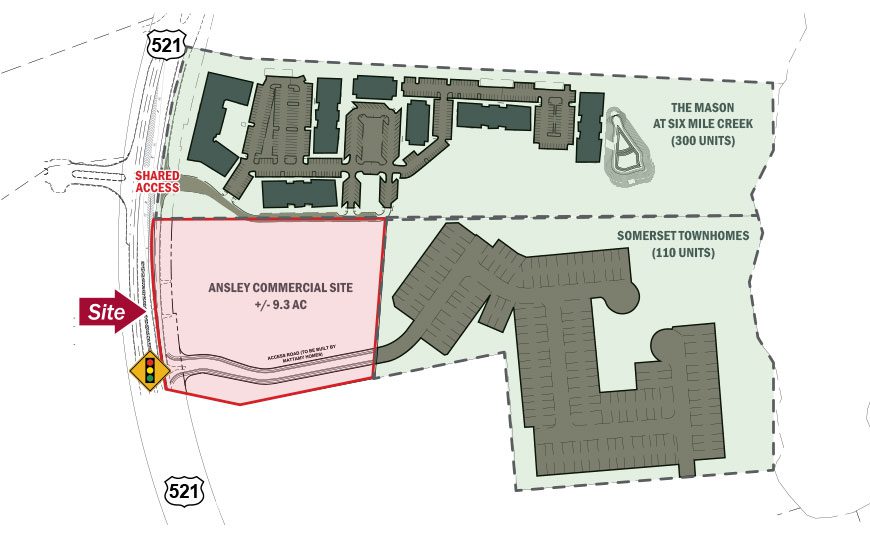 Site Plan Ansley in Indian Trail