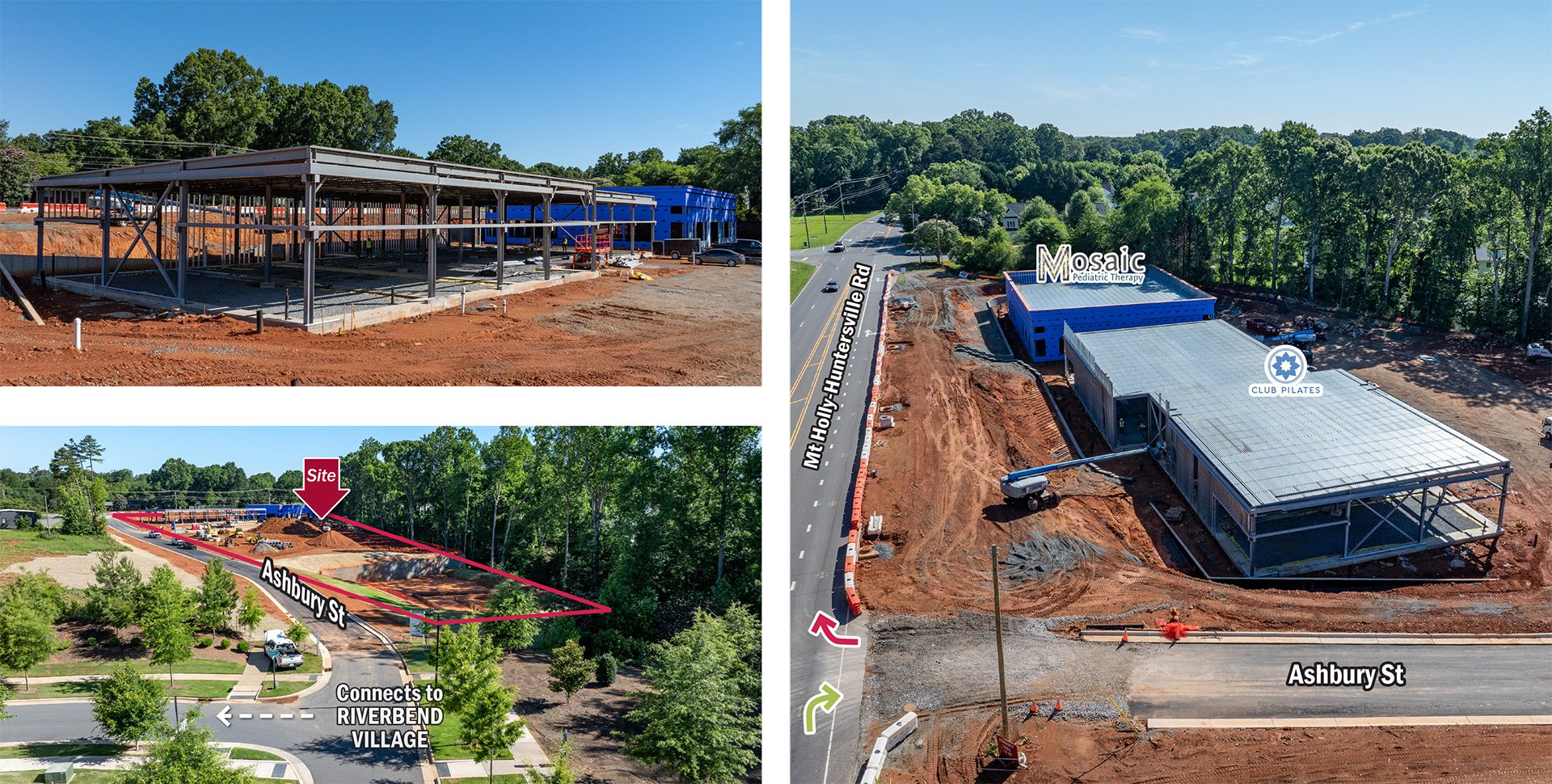 River's Edge Station in Charlotte construction photos as of June 2026