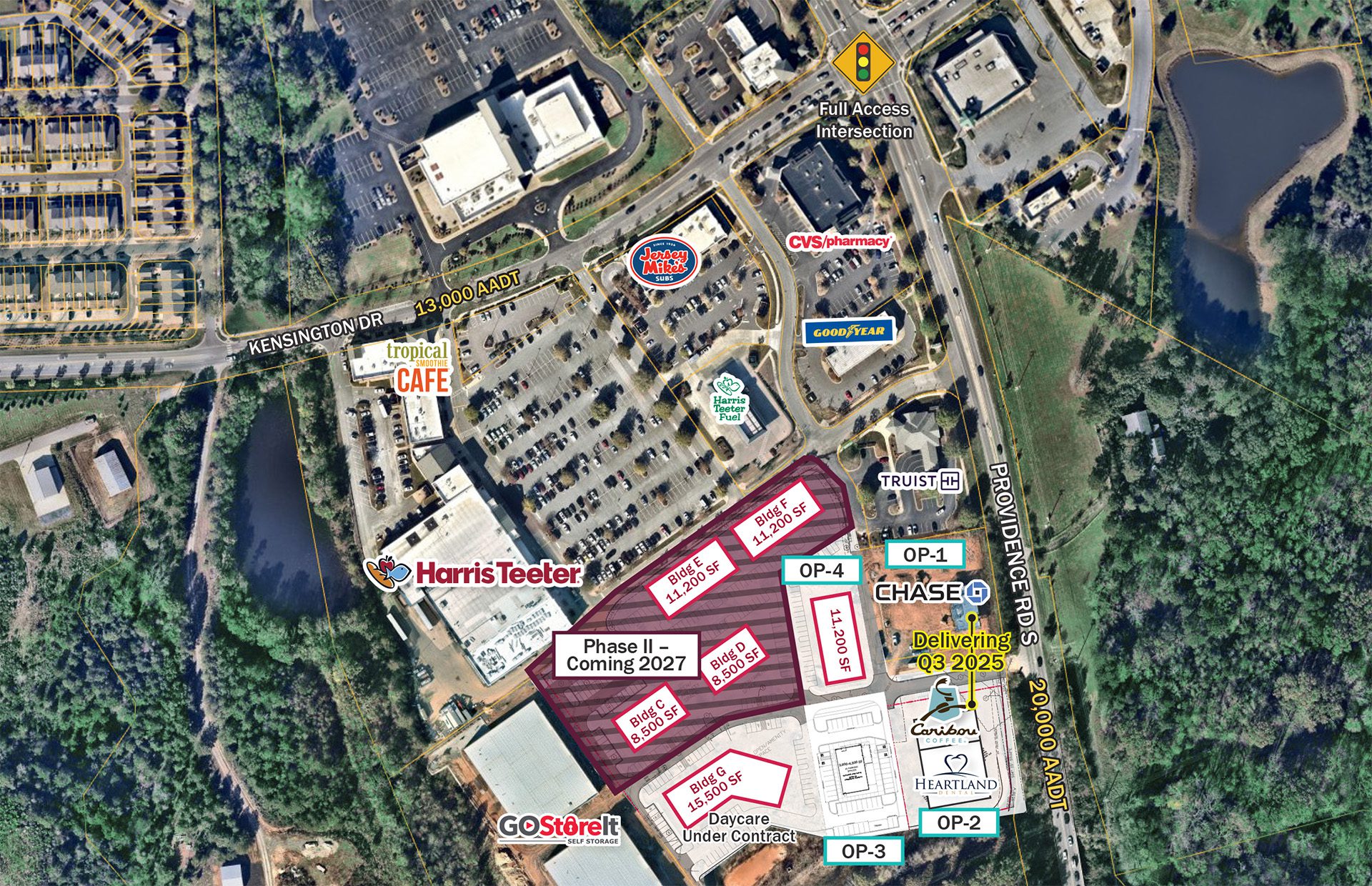 Cureton Town Center retail pad sites available