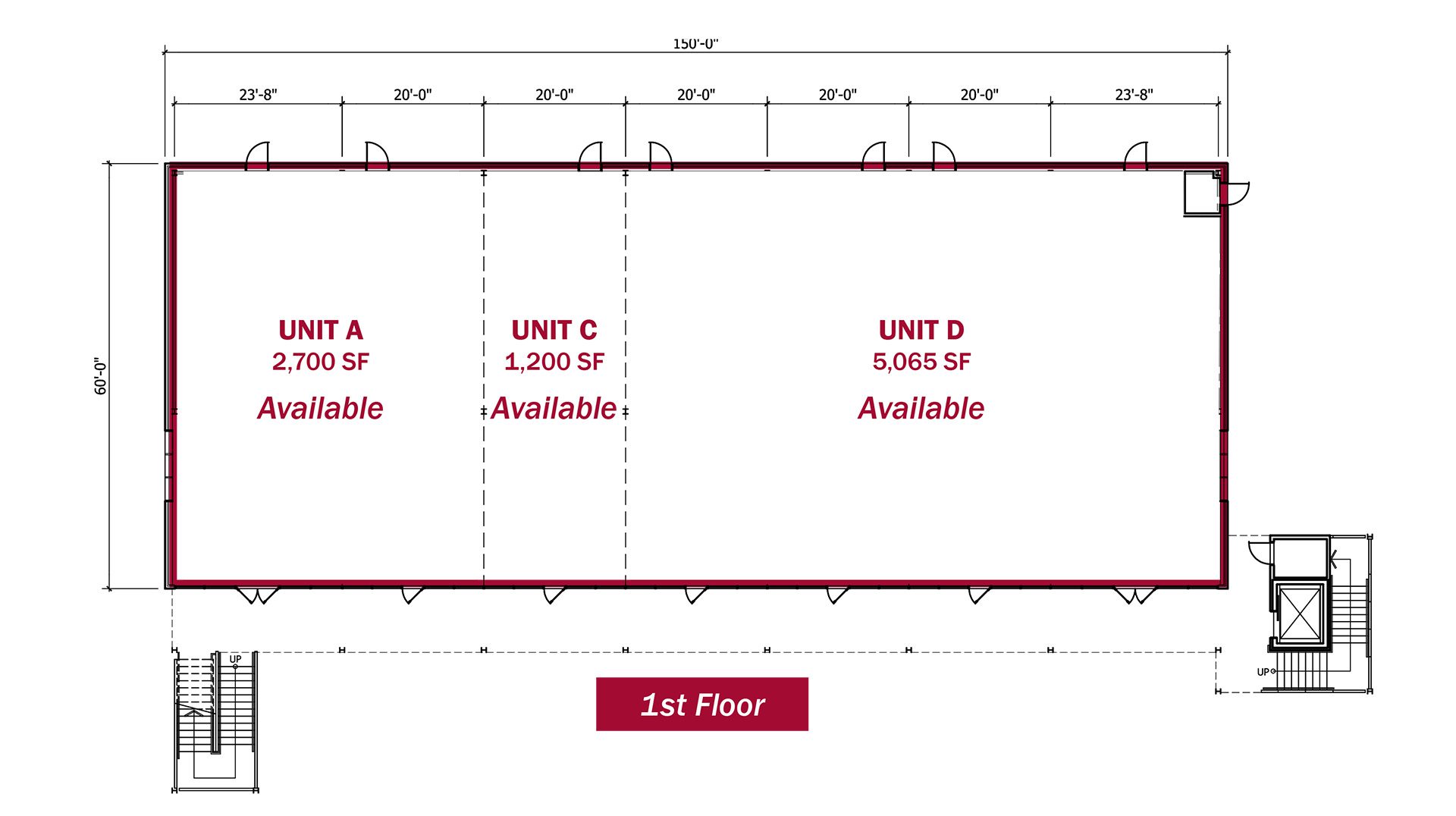 2nd floor site plan of Speedway Plaza Concord