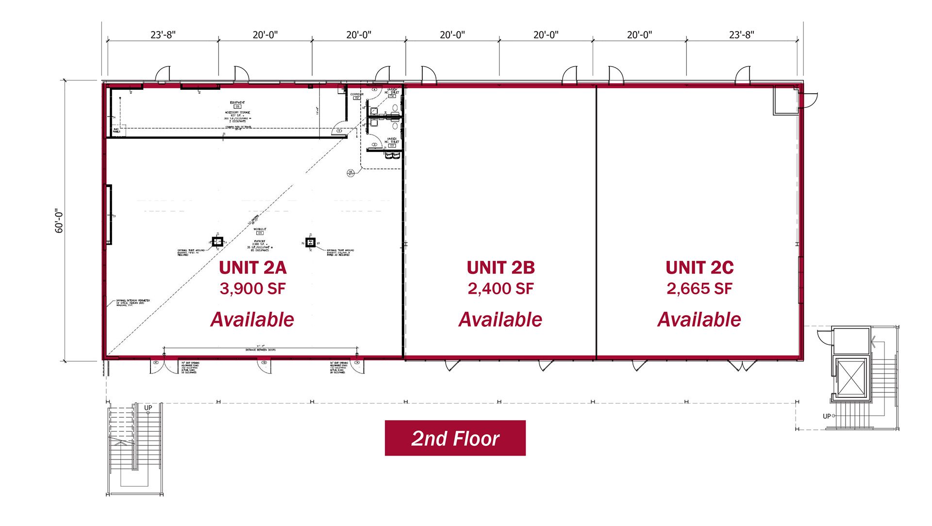 1st floor site plan of Speedway Plaza Concord