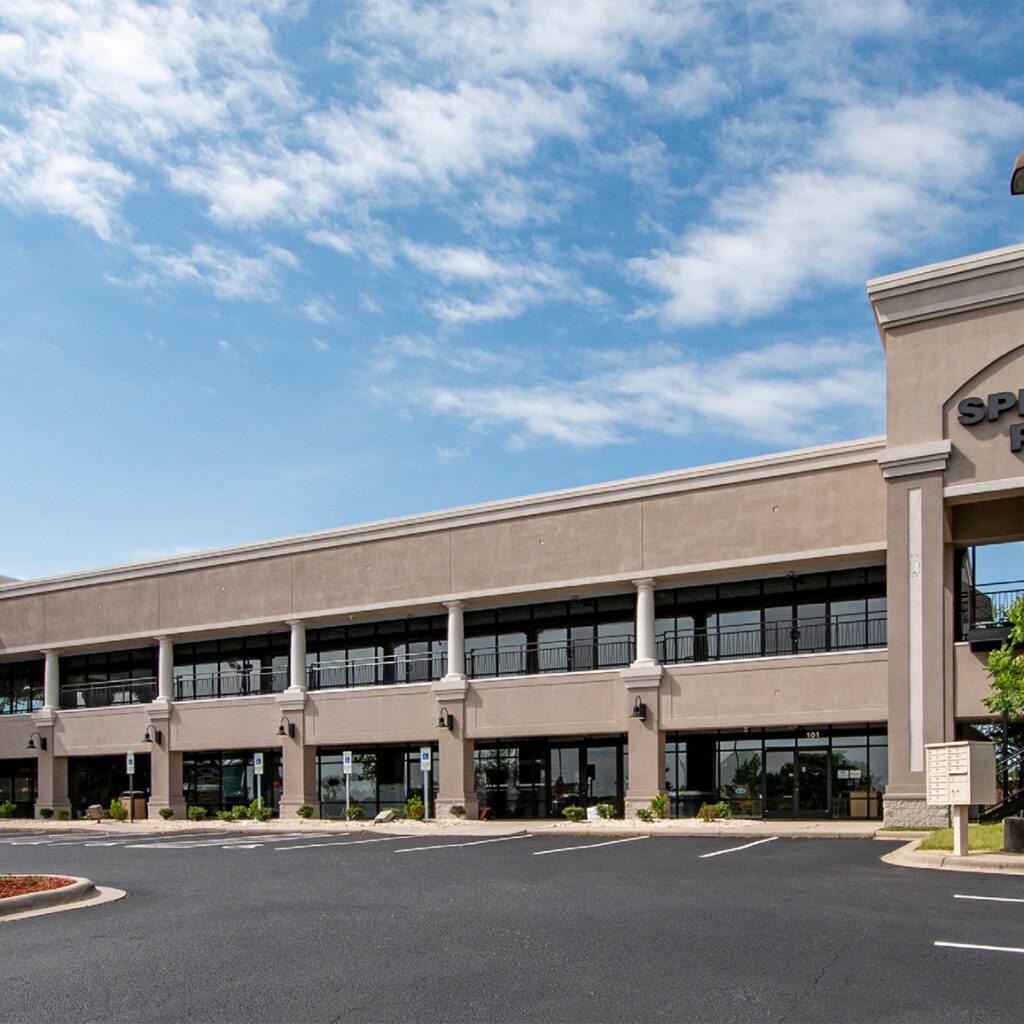 Speedway Plaza 2-story commercial building exterior