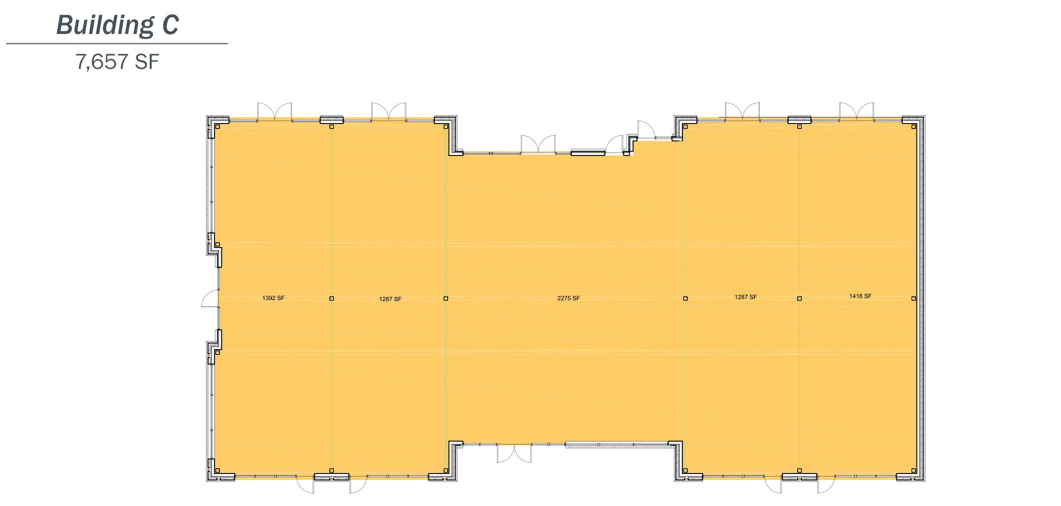 Yellow floorplan