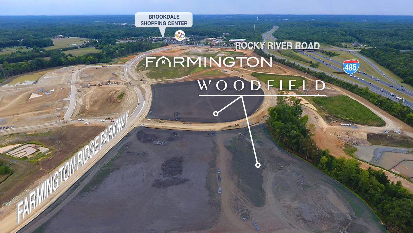 Farmington aerial development Woodfield