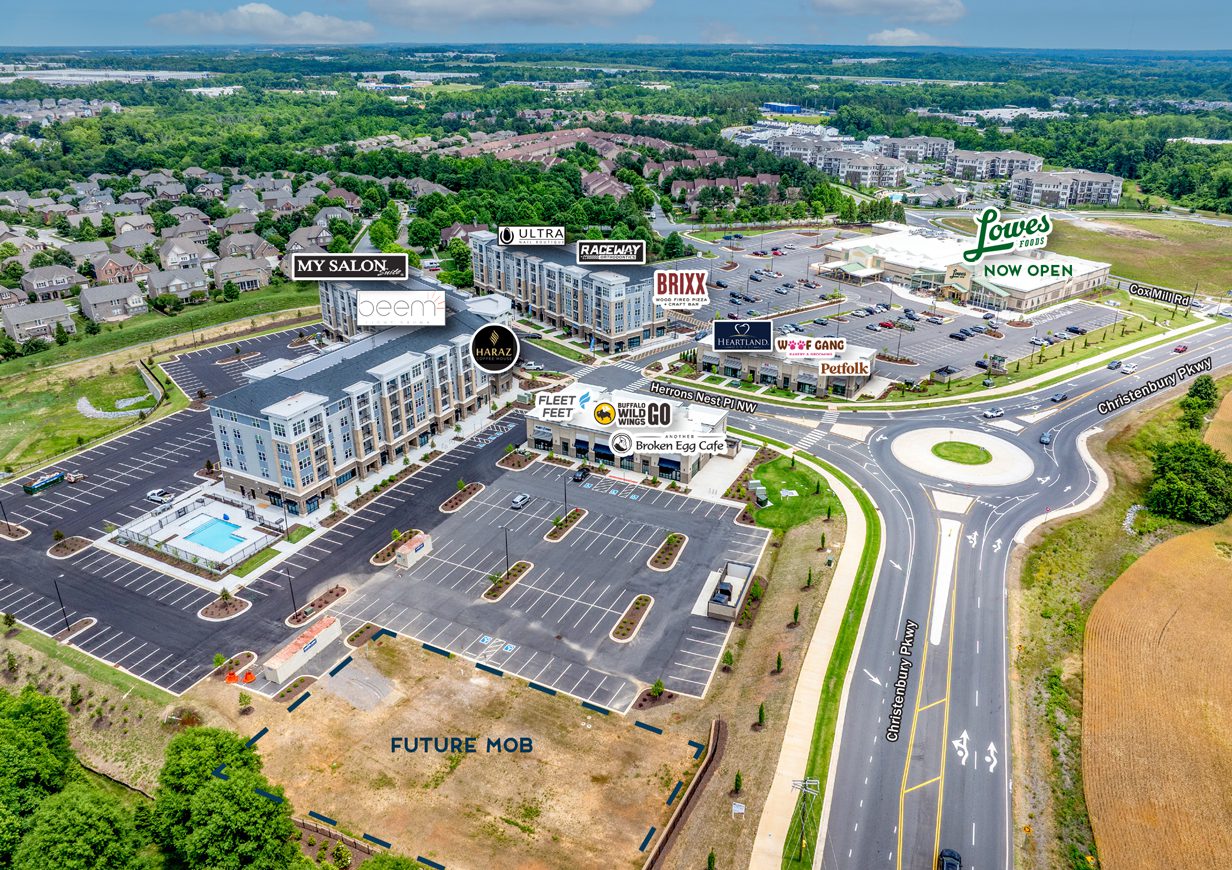 Christenbury Aerial Labeled