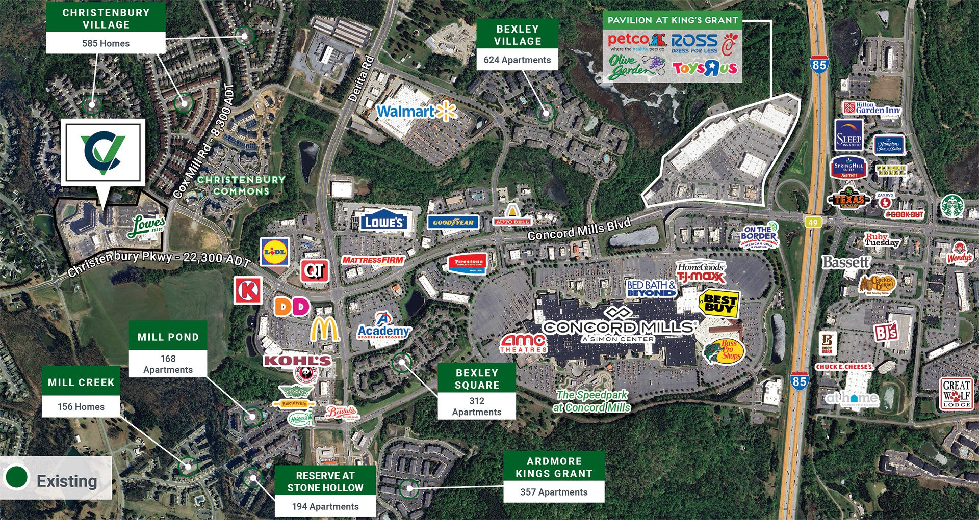 Concord market aerial