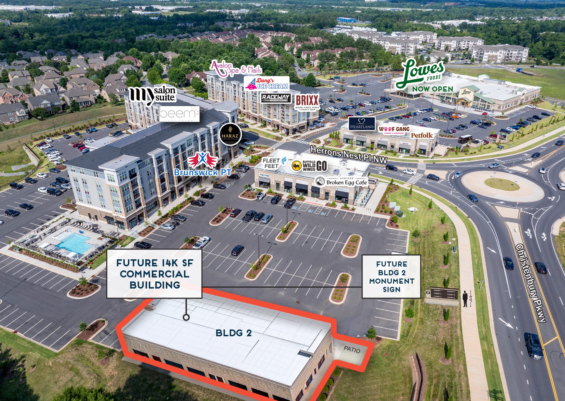 Christenbury Village Aerial Overlay
