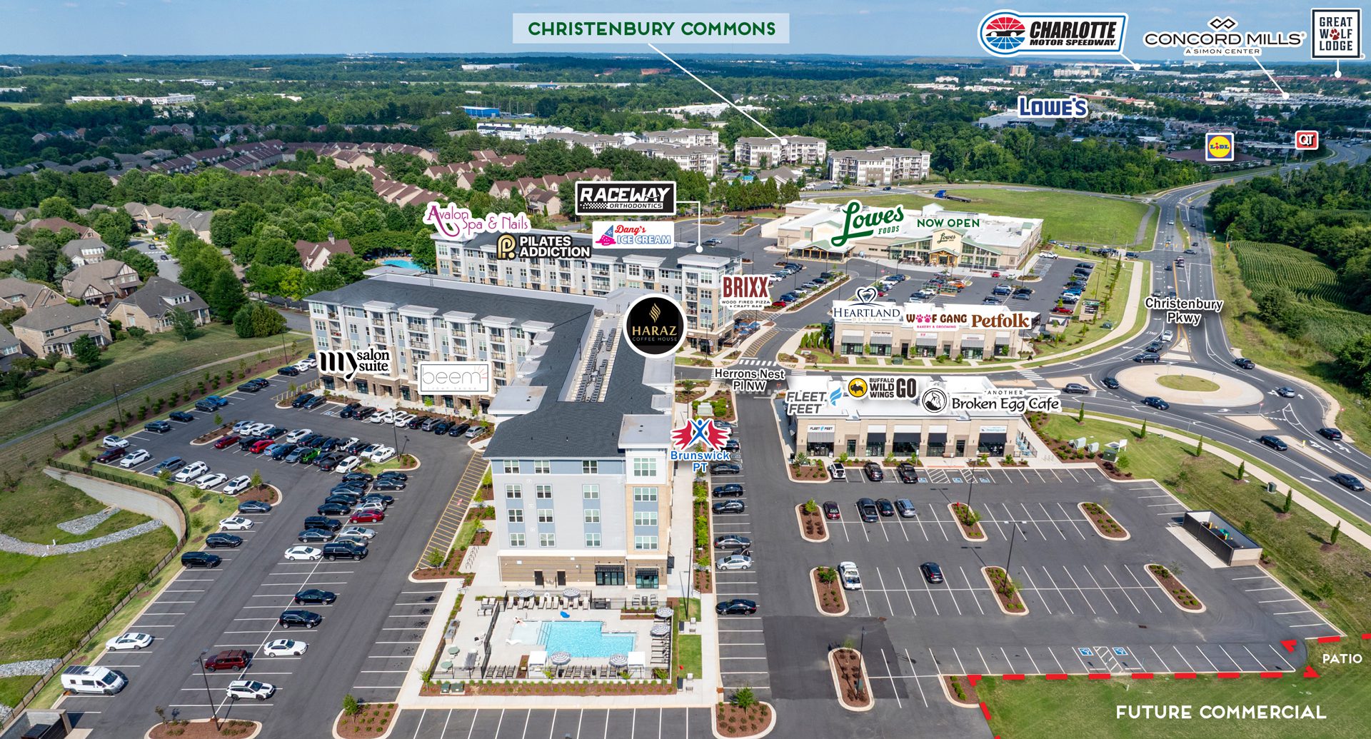 Christenbury Village Site Aerial