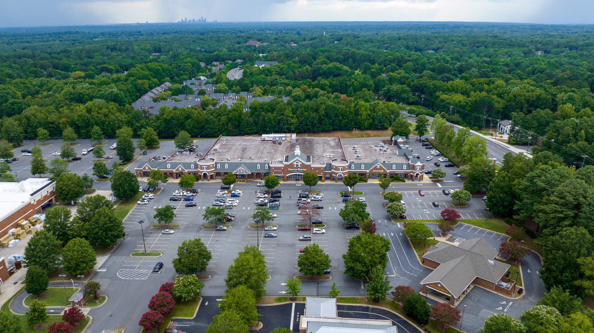 Providence Commons shopping center aerial
