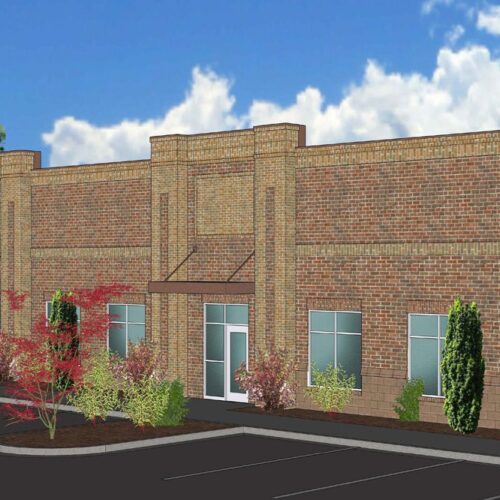 Berkshire Business Centers #29 Clear Creek rendering brick exterior building