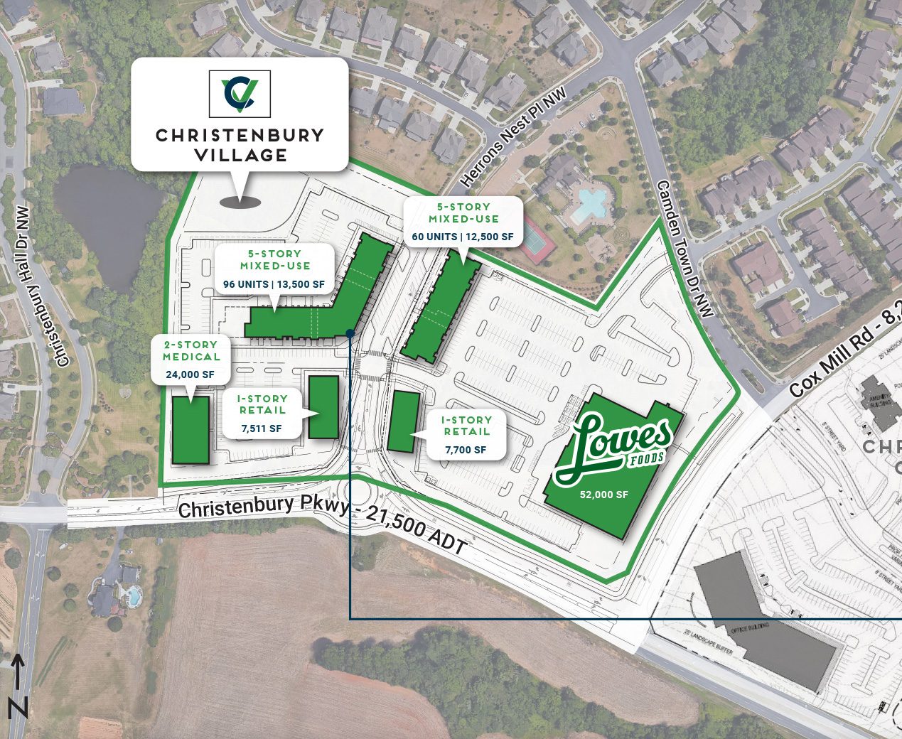 Christenbury Village site plan
