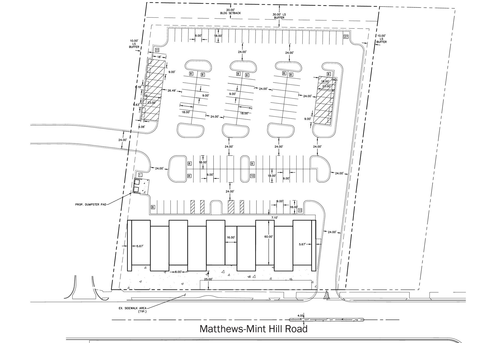 Mint Hill Mixed-Use site plan