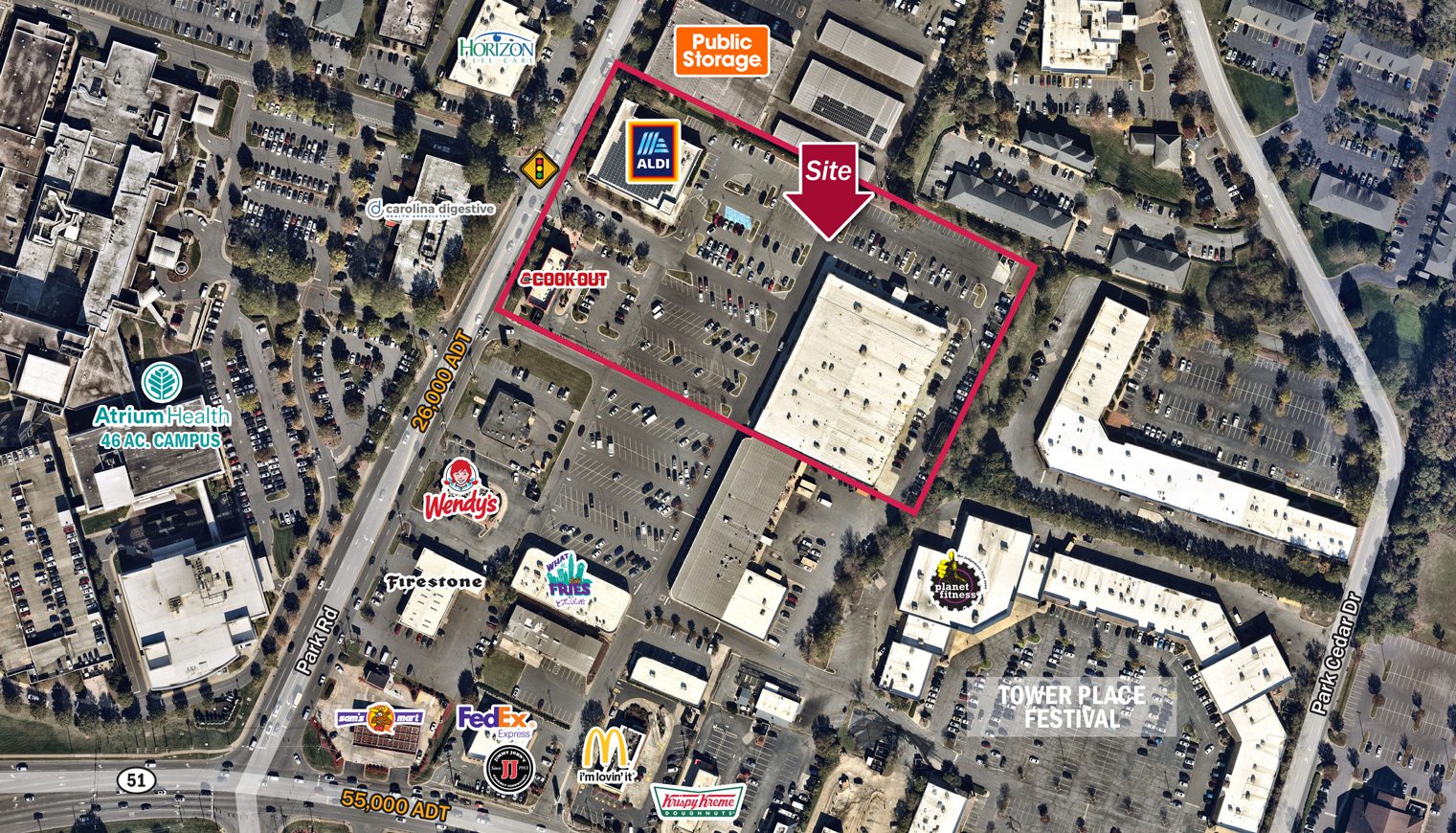 Plaza at Park 51 Site Aerial