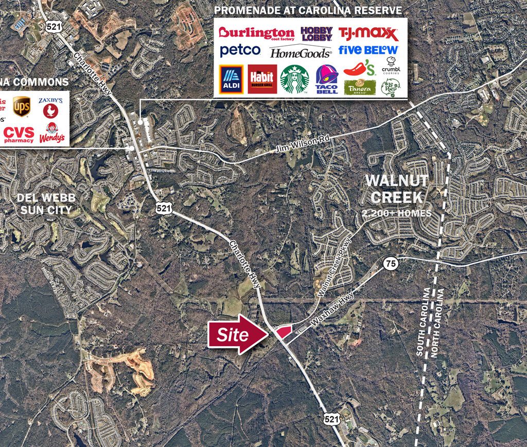 Walnut Creek Commercial Site Aerial