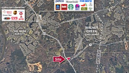 Walnut Creek Commercial Site Aerial