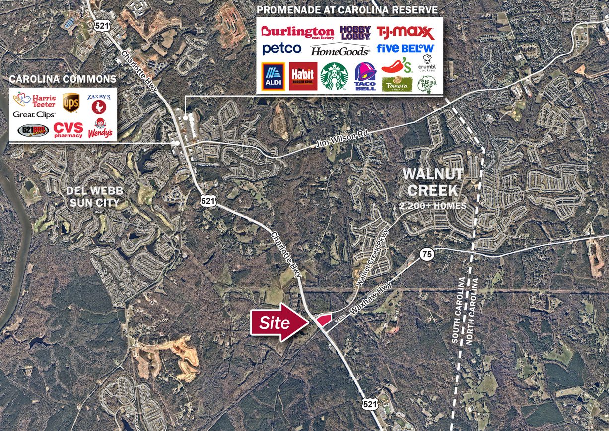 Walnut Creek Commercial Site Aerial