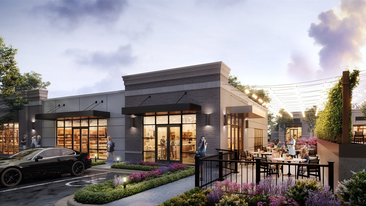 Exterior Rendering of Building at Southmill