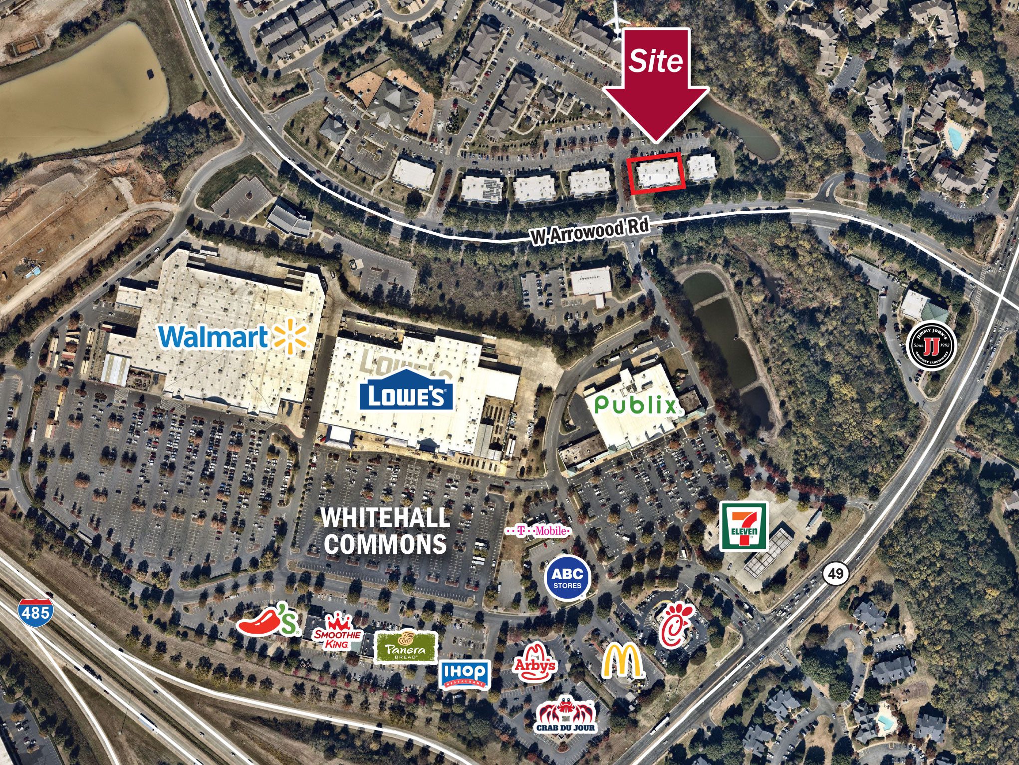 2550 W Arrowood Road Site Plan