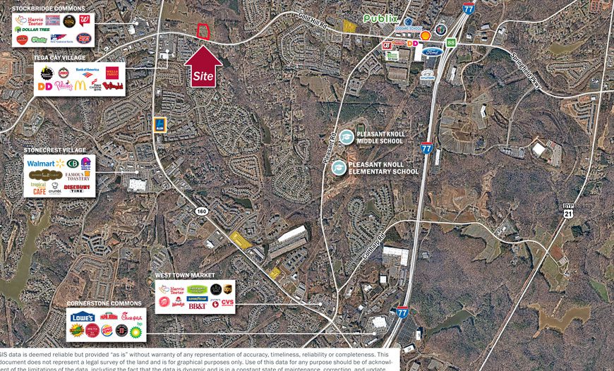 Aerial Map of Fort Mill