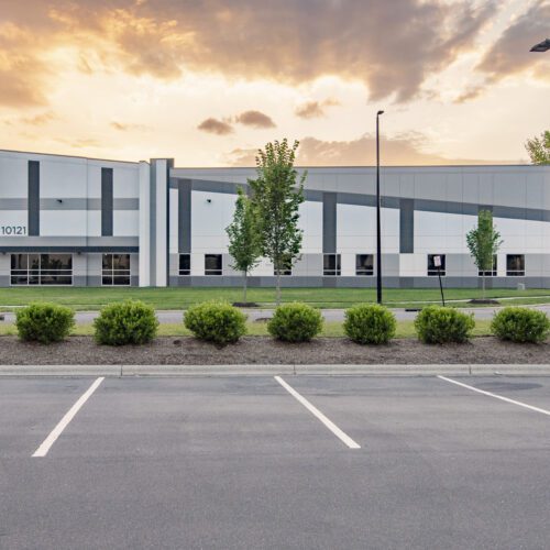White and Grey Industrial Building Exterior