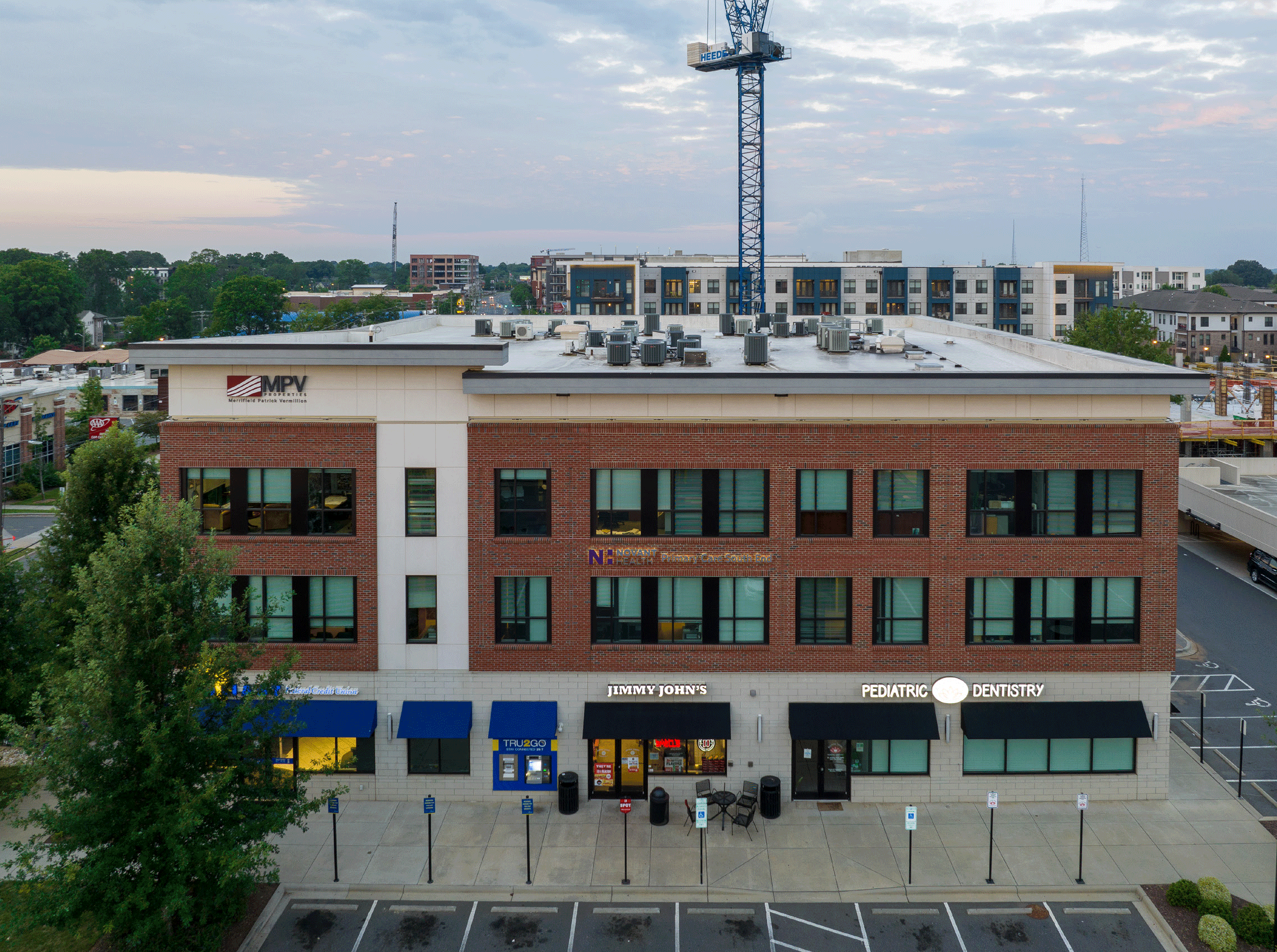 Photo of 2 story brick building -2400 South Blvd