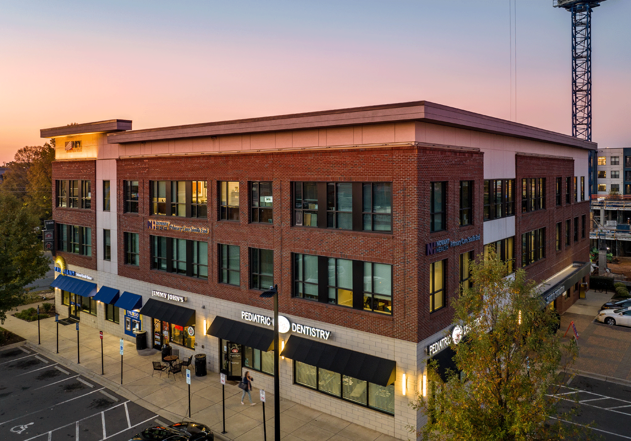 Photo of 2 story brick building -2400 South Blvd
