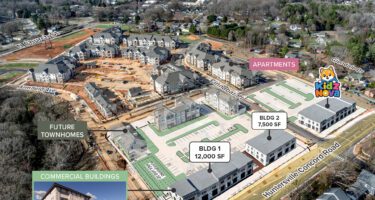 Vermillion Village aerial overlay with KidzNova