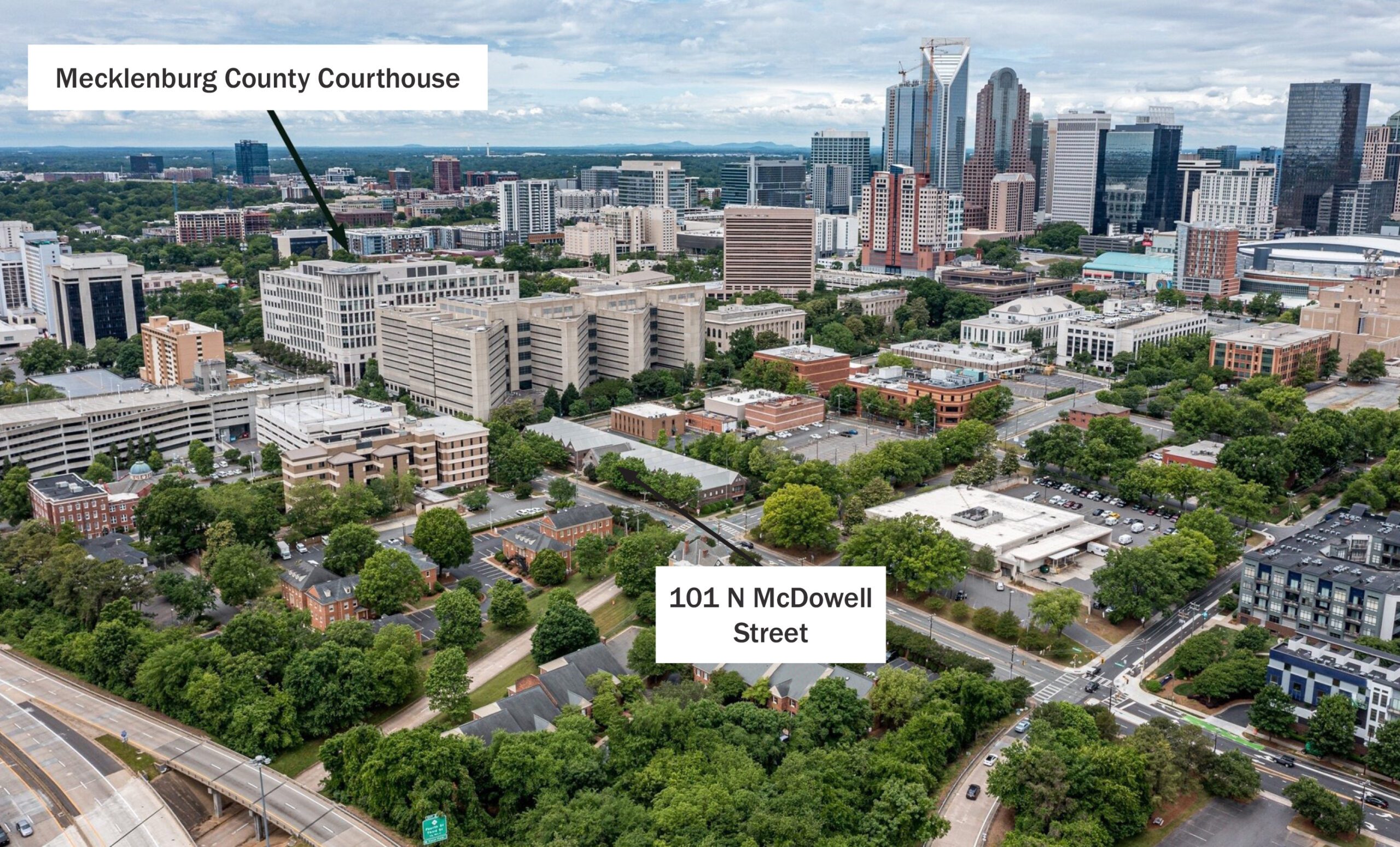 Aerial Map Charlotte