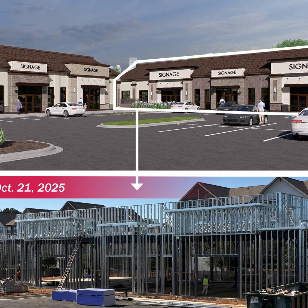 Berewick rendering along with construction photo update as of October 2025