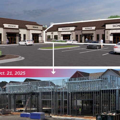 Berewick rendering along with construction photo update as of October 2025
