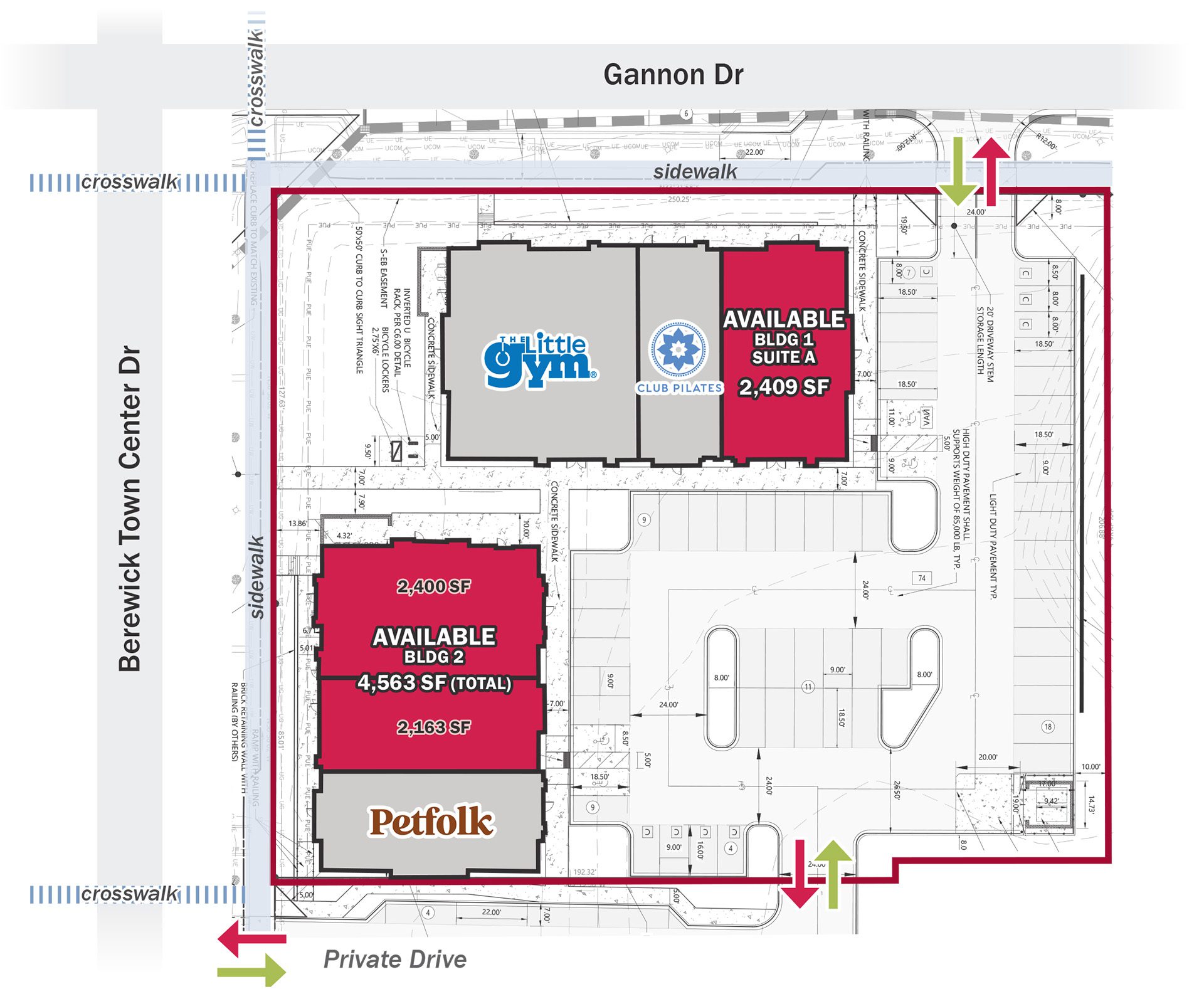 MPV Berewick development site plan and leasing activity