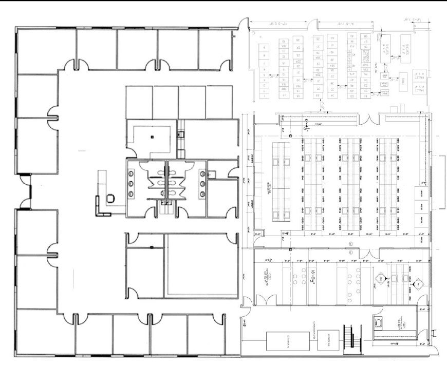 Floorplan black and white