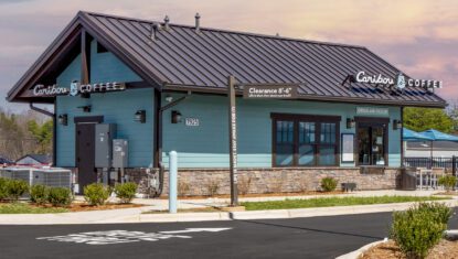 Caribou Coffee drive-thru location