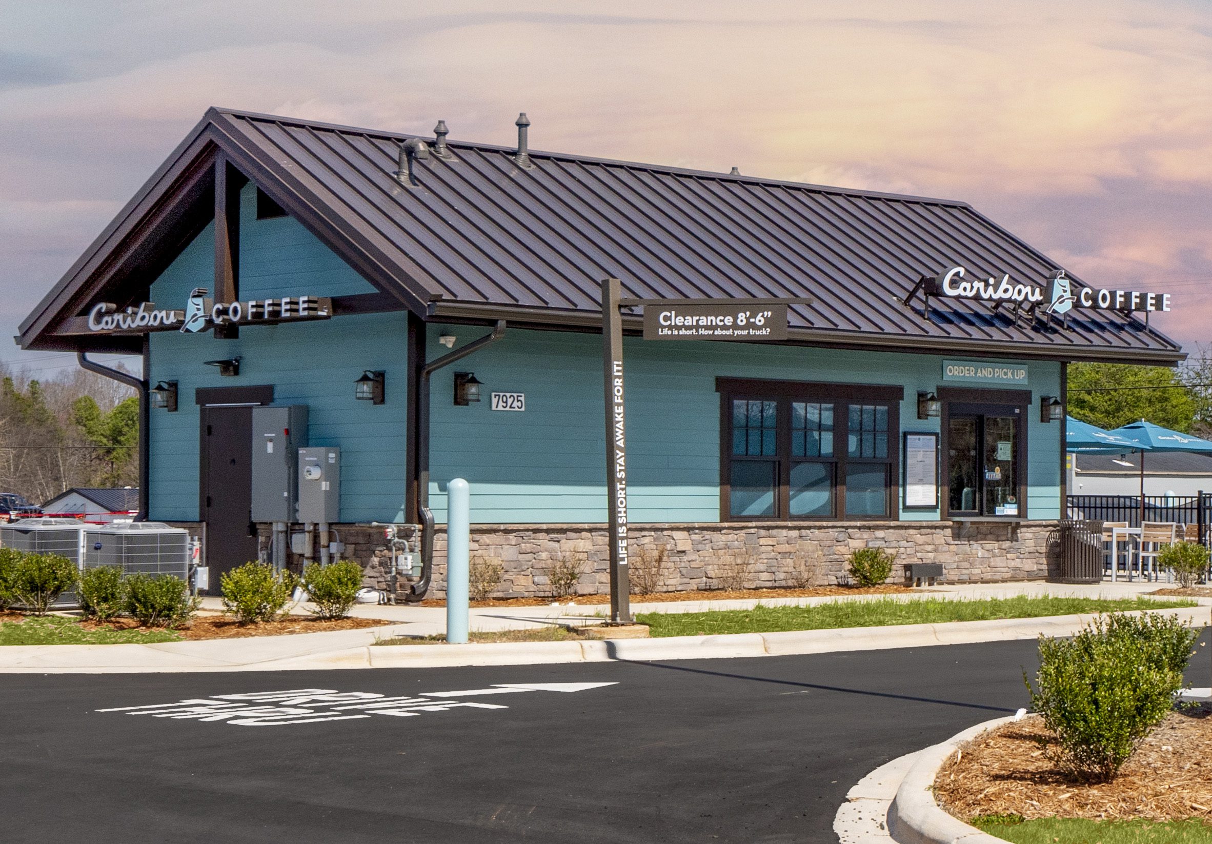 Caribou Coffee drive-thru location