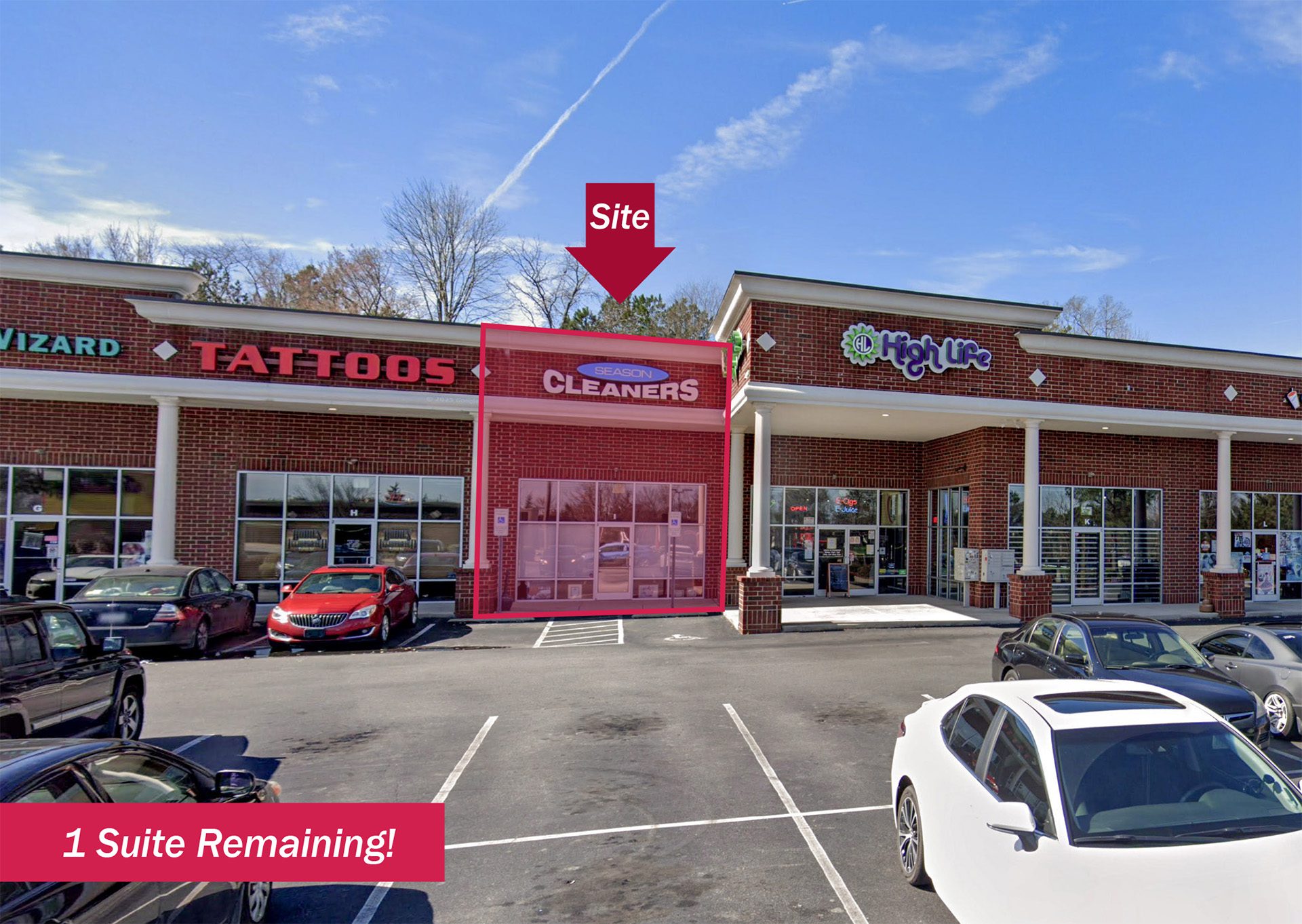 Suite I at Highway 49 Plaza in University City