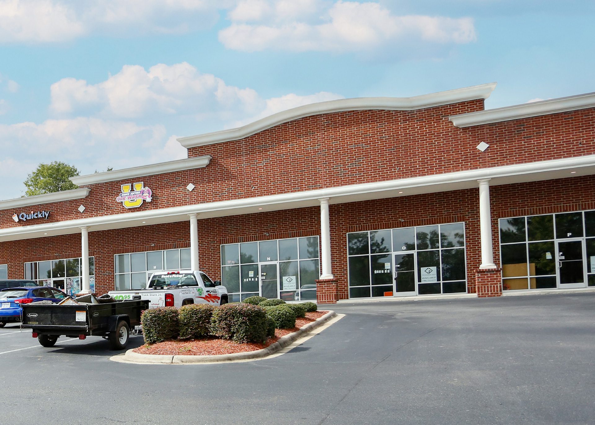 Brick Commercial Building Exterior