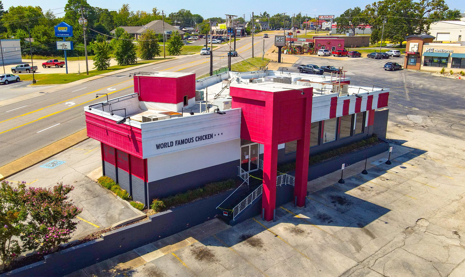 Dark KFC Building