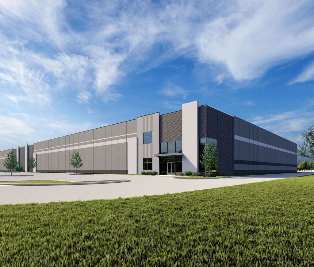 rendering of industrial building 2 warehouse at Bailes Ridge in Indian Land, SC