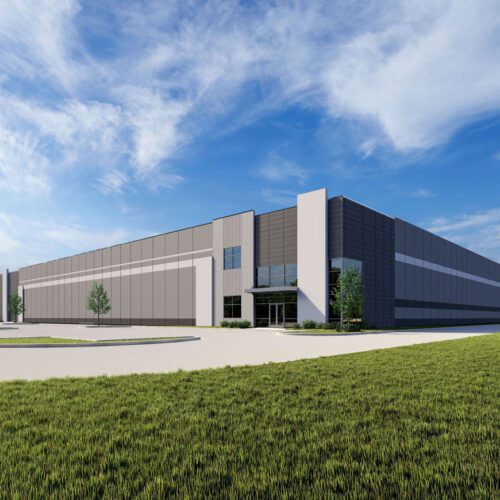 rendering of industrial building 2 warehouse at Bailes Ridge in Indian Land, SC