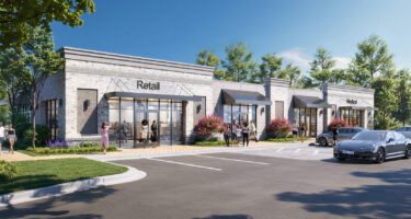 New Hope Village rendering building exterior