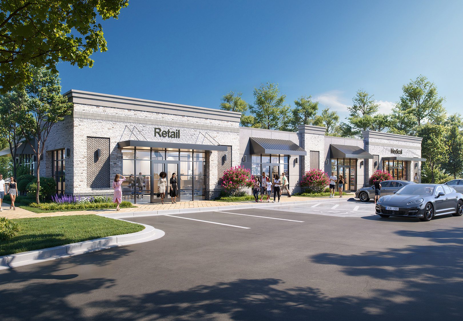 New Hope Village rendering building exterior