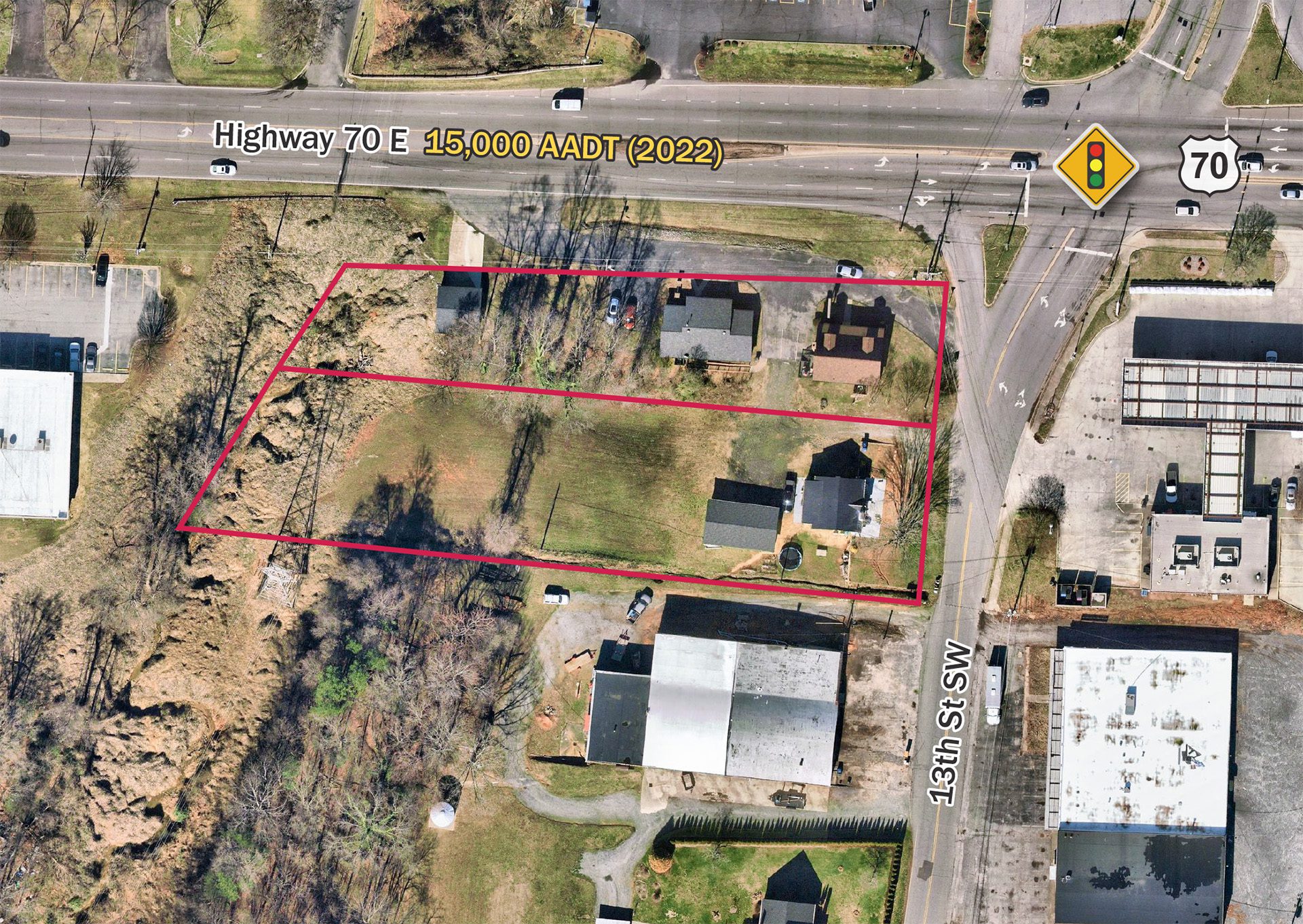 Land site in Hickory, NC